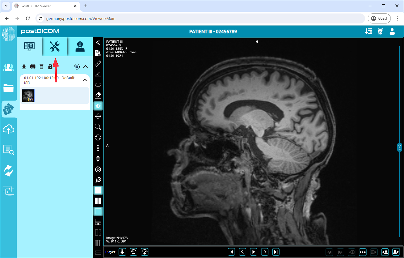 Huidige afbeelding toevoegen als nieuwe serie