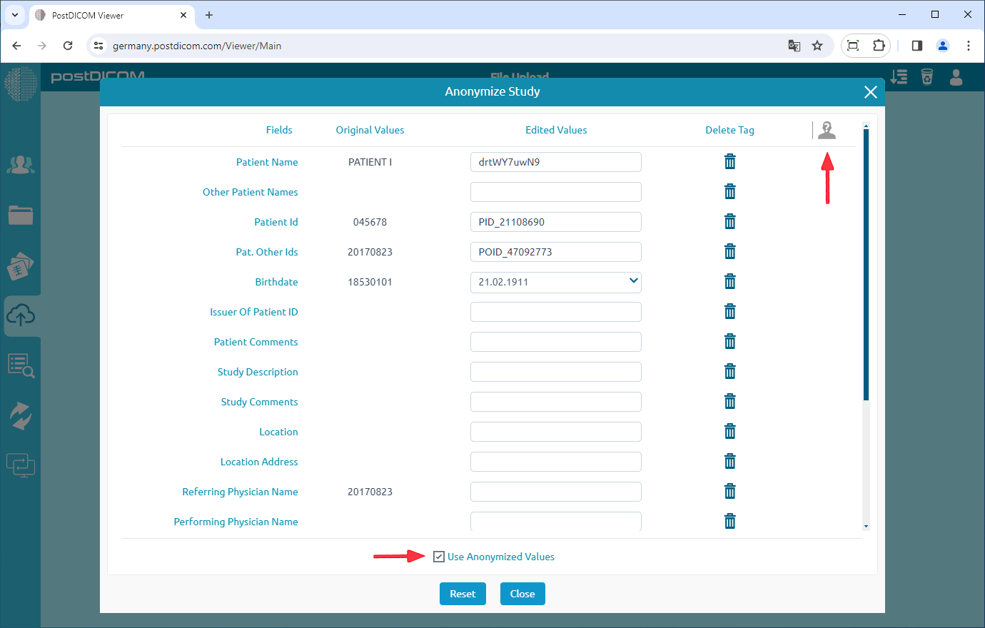 Medische beelden anonimiseren