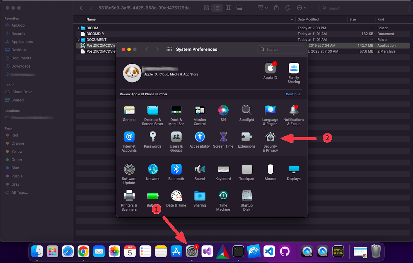 Gebruik van CD Viewer voor MacOS Monterey