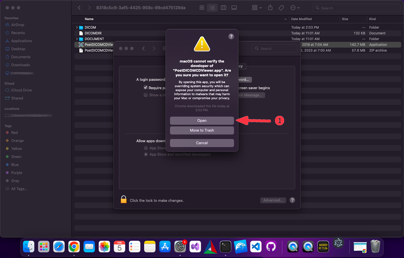 Gebruik van CD Viewer voor MacOS Monterey