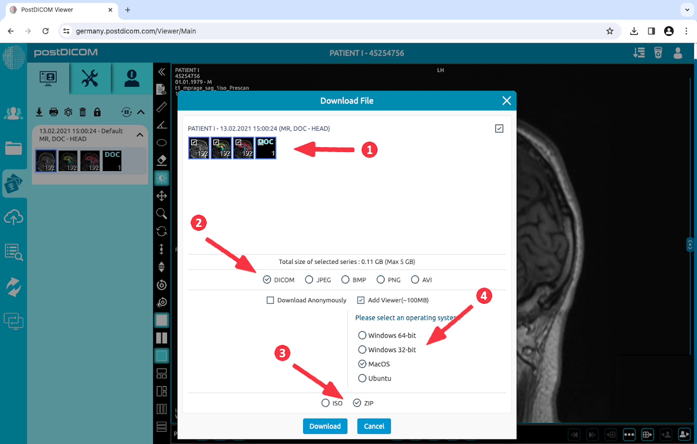Gebruik van CD Viewer voor MacOS Monterey