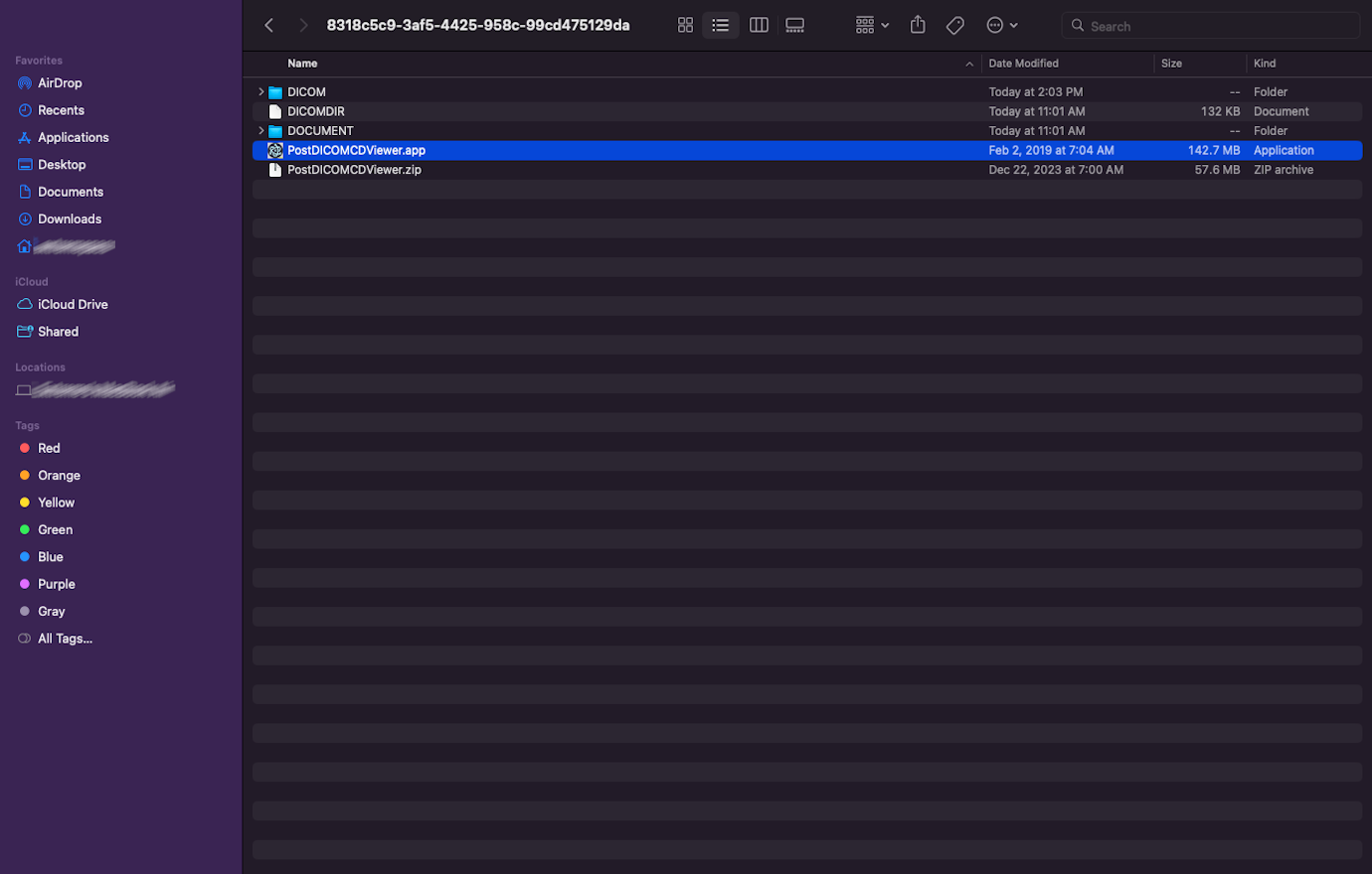 Gebruik van CD Viewer voor MacOS Monterey