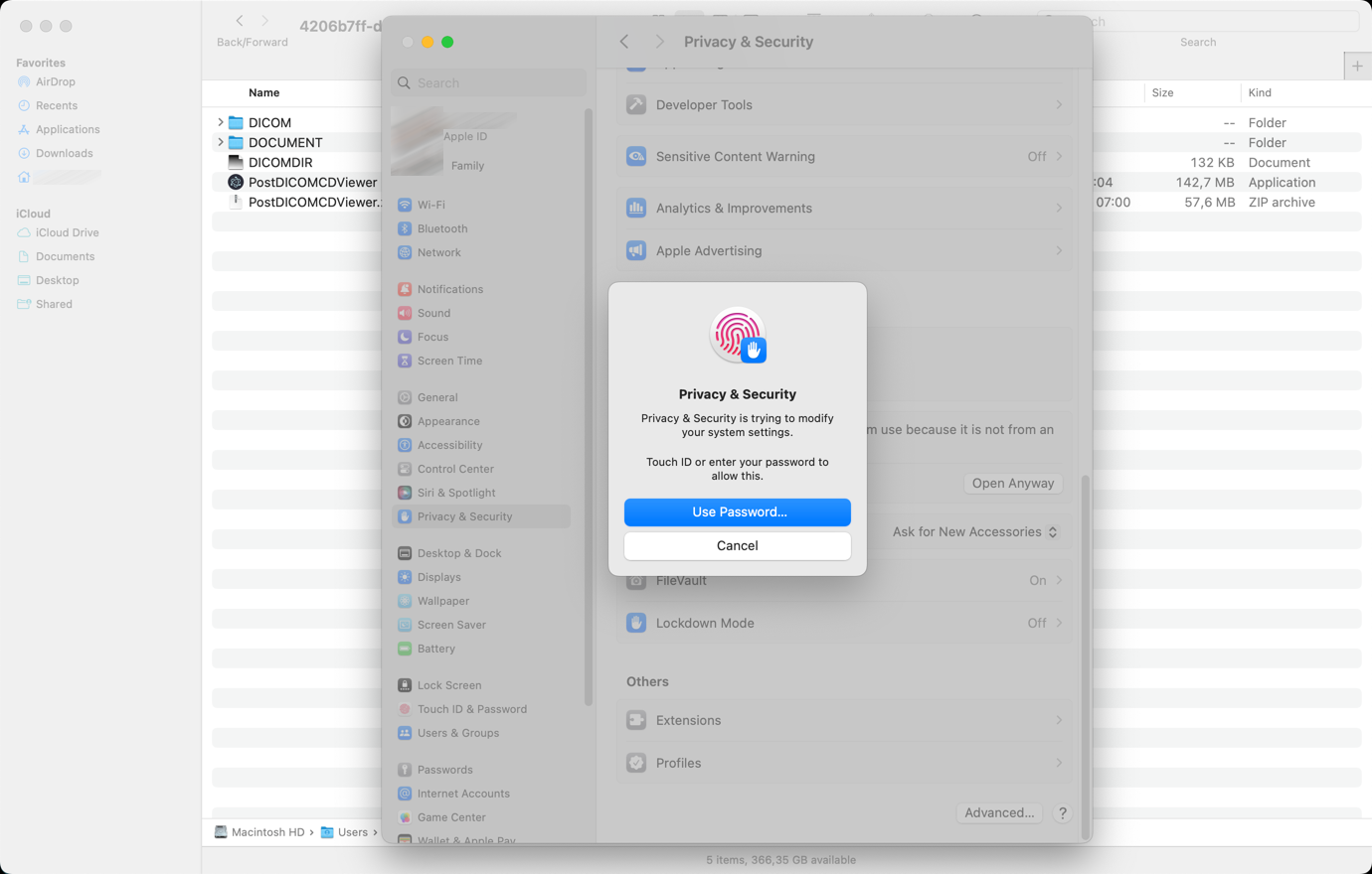 Gebruik CD Viewer voor MacOS Sonoma