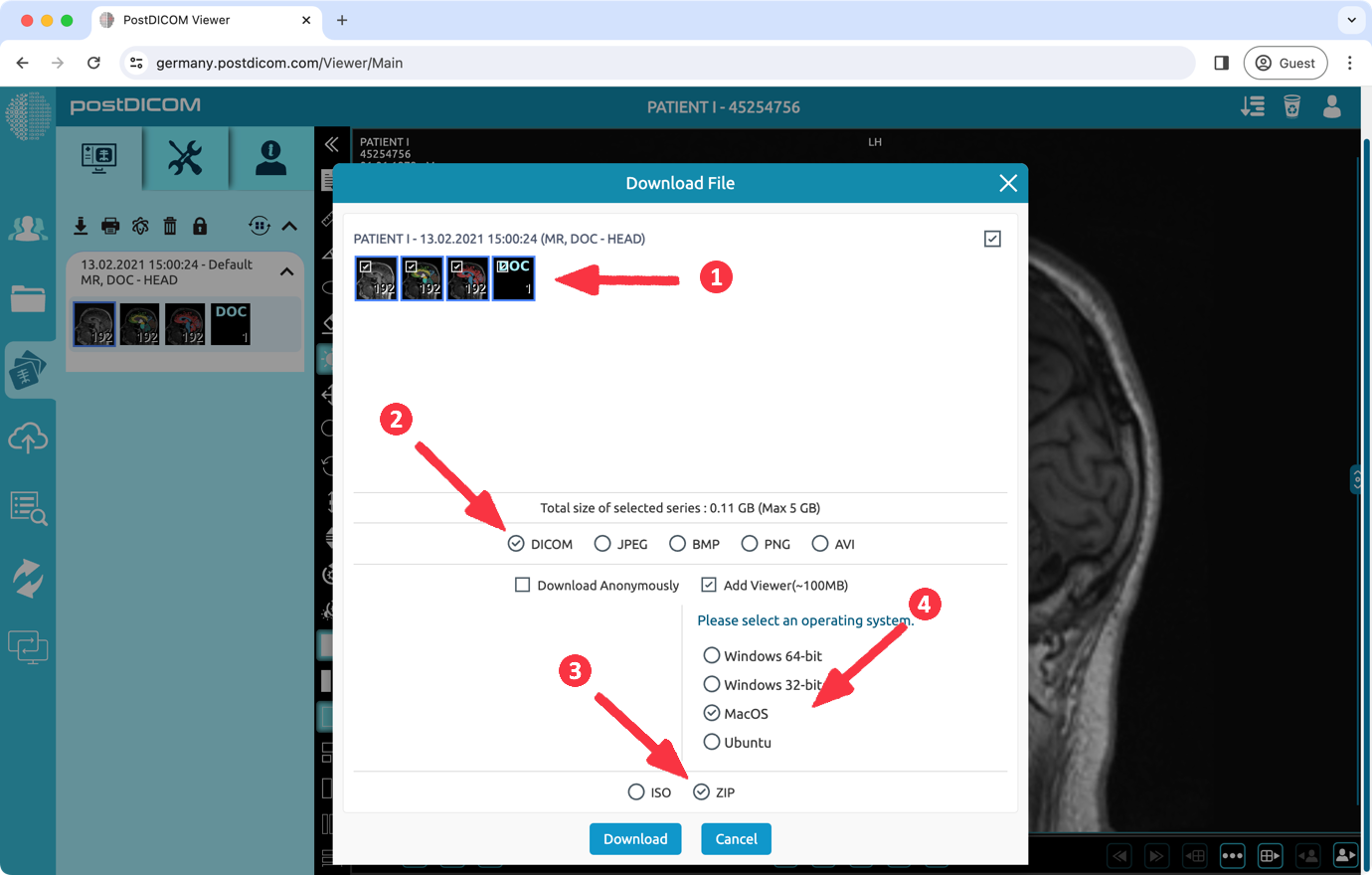 Gebruik CD Viewer voor MacOS Sonoma