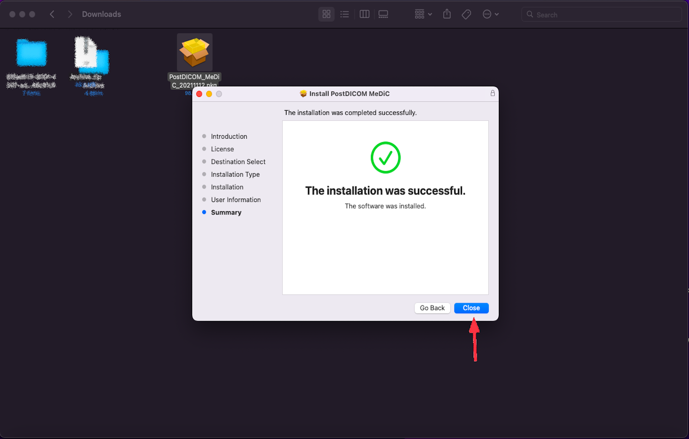 Aanmaken, downloaden en installeren van Medical Device Communicator (MeDiC) voor MacOS