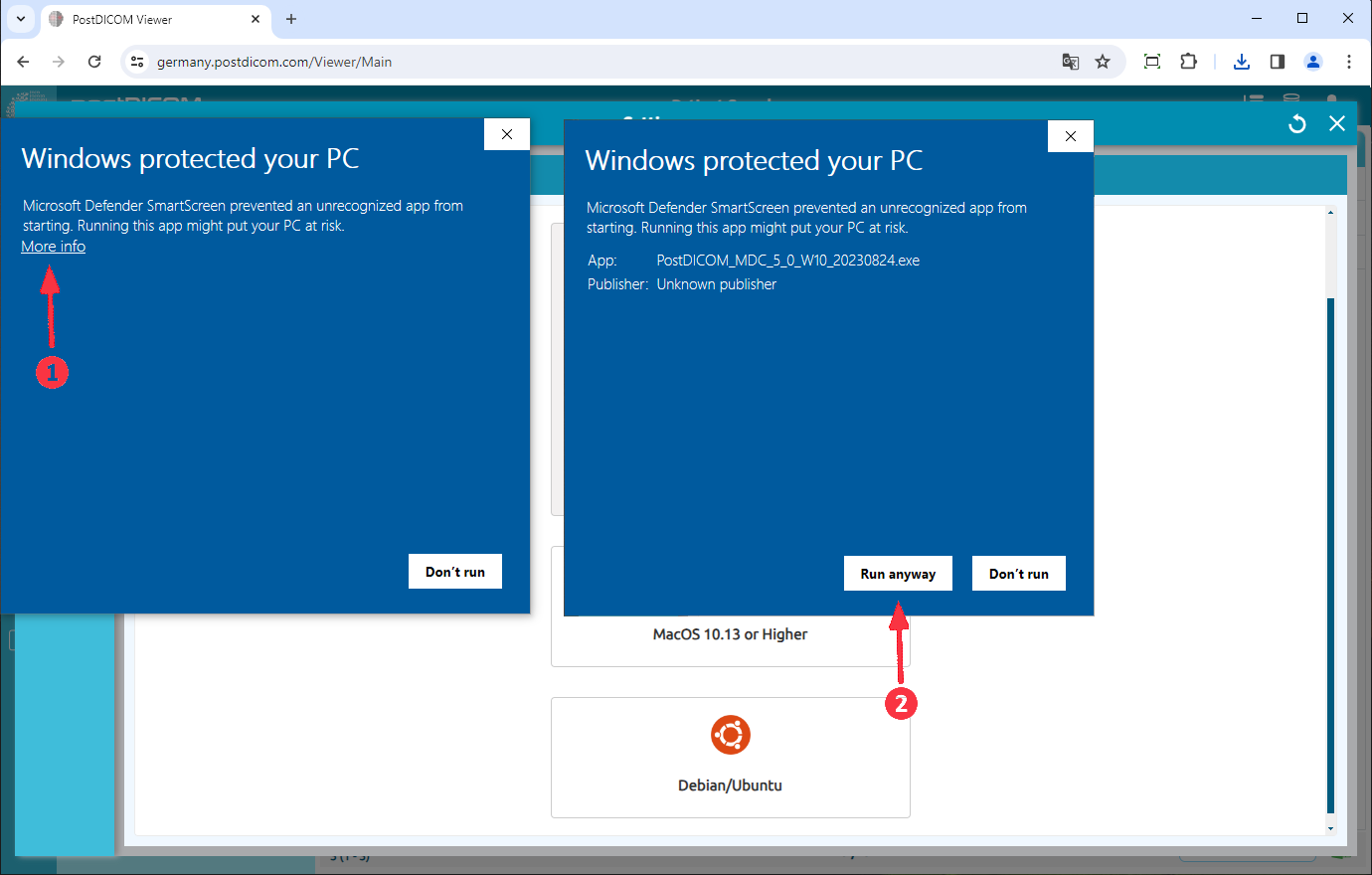 Medical Device Communicator (MeDiC) aanmaken, downloaden en installeren voor Windows