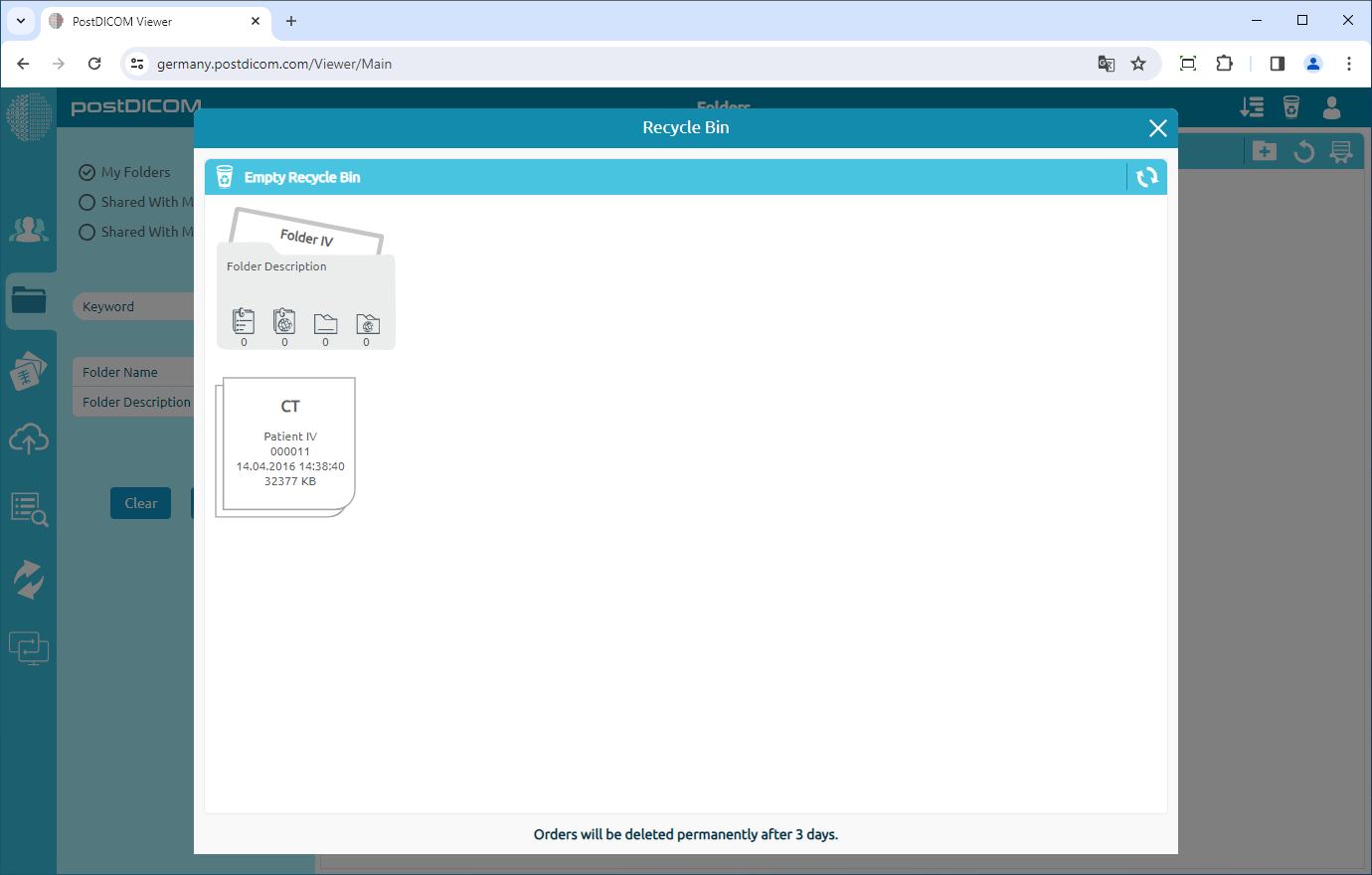 Afbeeldingen en mappen definitief verwijderen