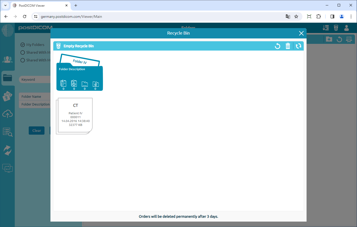 Afbeeldingen en mappen definitief verwijderen