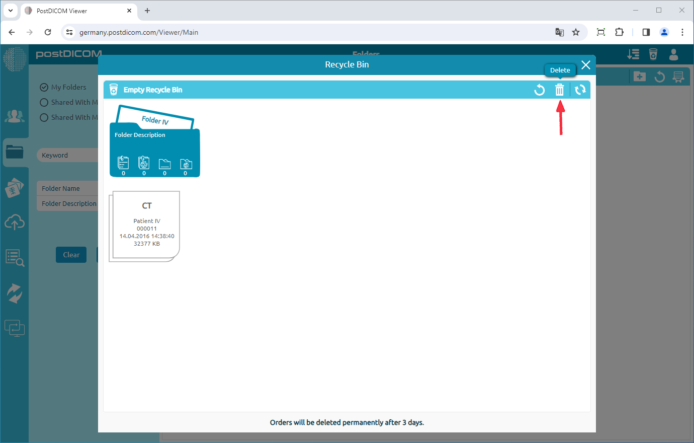 Afbeeldingen en mappen definitief verwijderen