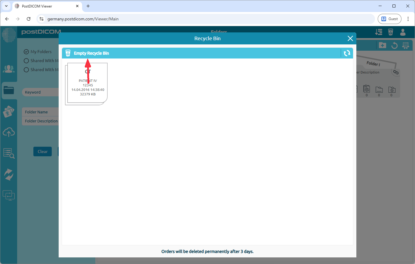 Afbeeldingen en mappen definitief verwijderen
