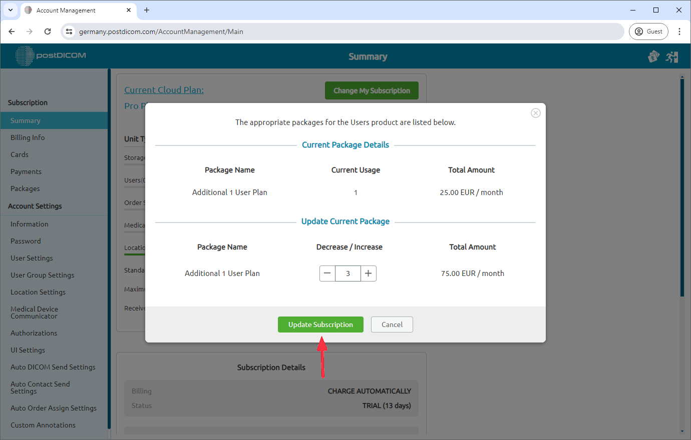 Hoe u een extra gebruiker koopt