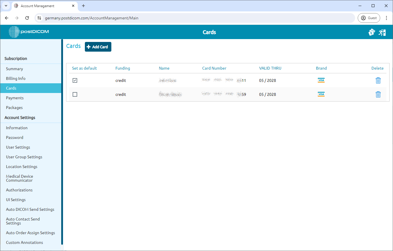 Hoe u uw creditcards beheert