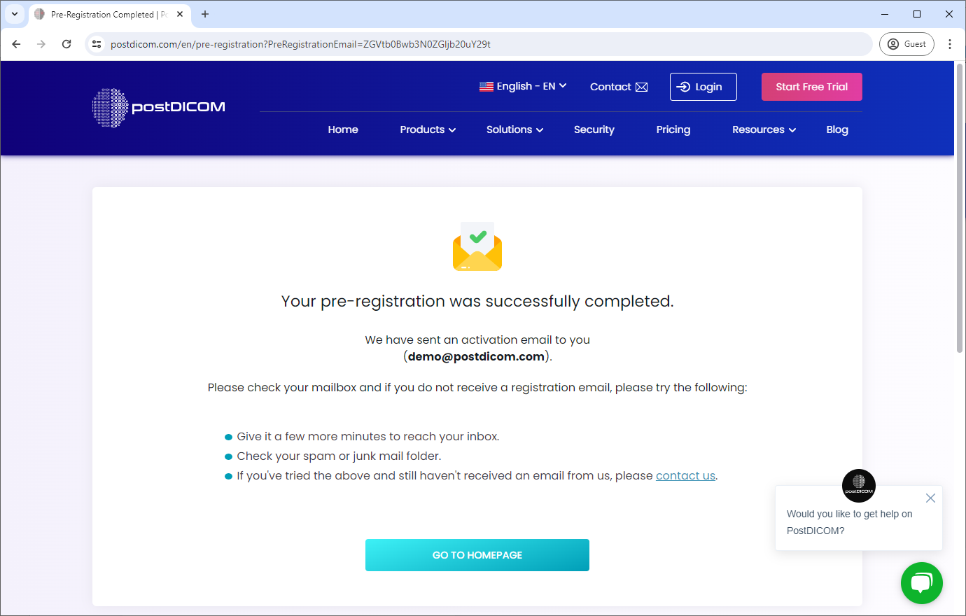 Hoe u zich abonneert op de betaalde pakketten van PostDICOM