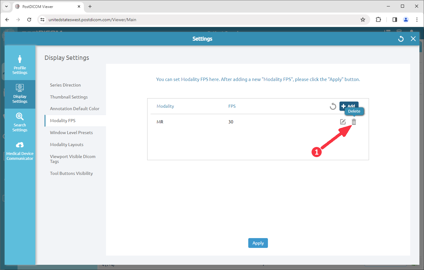 FPS-instellingen beheren