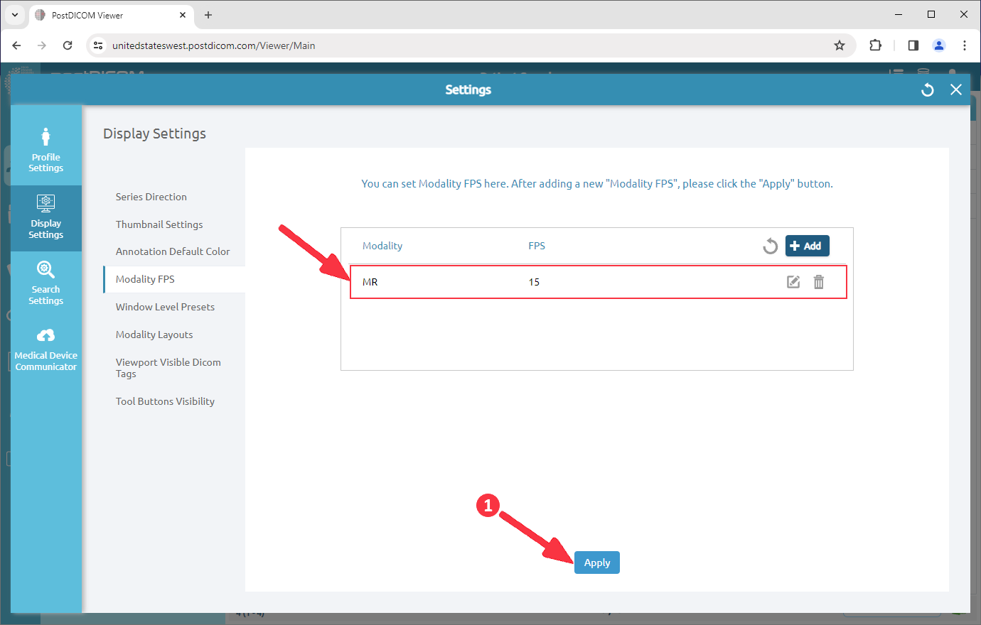 FPS-instellingen beheren