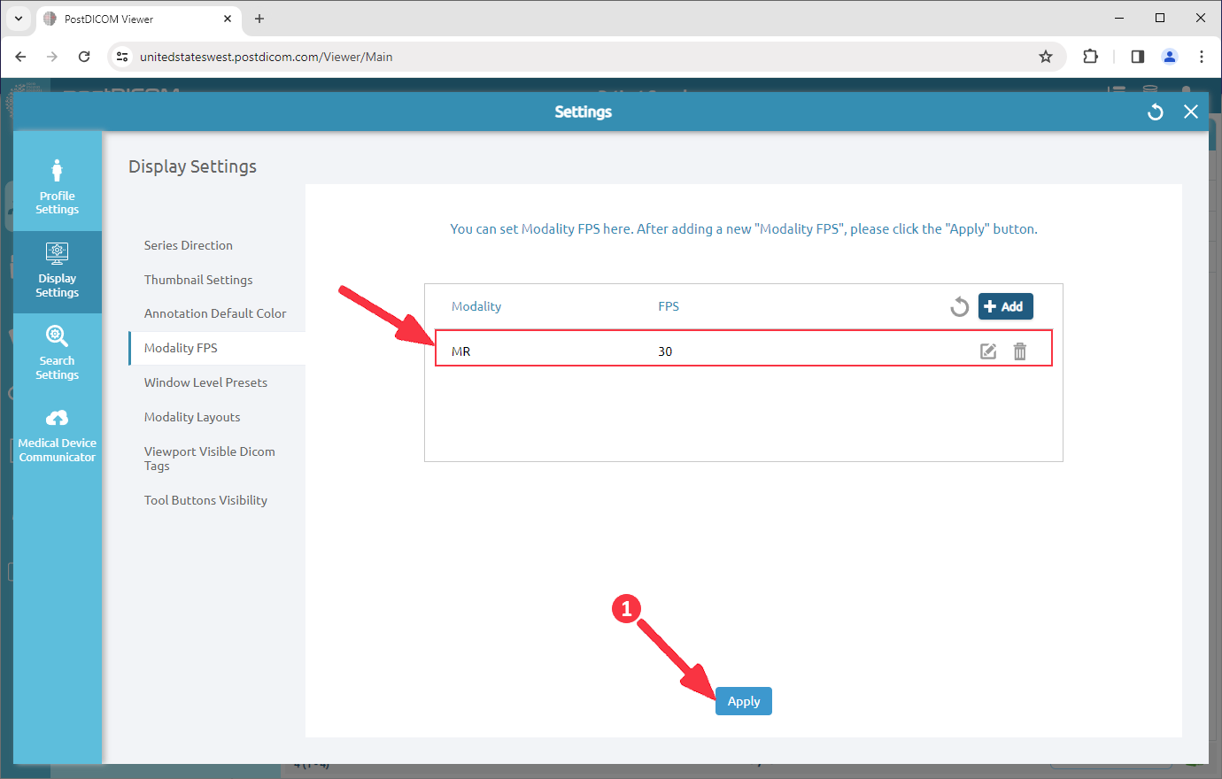 FPS-instellingen beheren