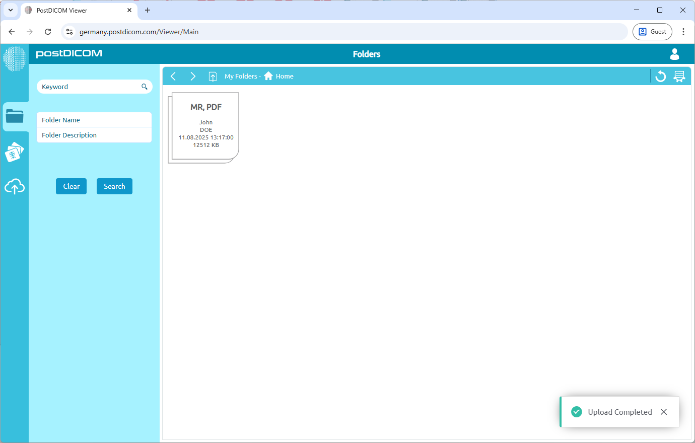 Documenten naar uw arts sturen