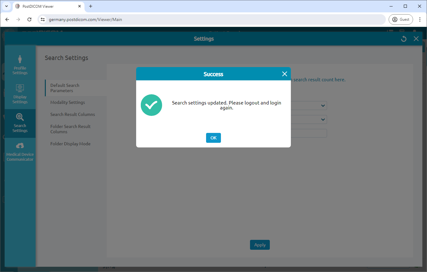 Standaard datumfilter en standaard datumbereik bijwerken