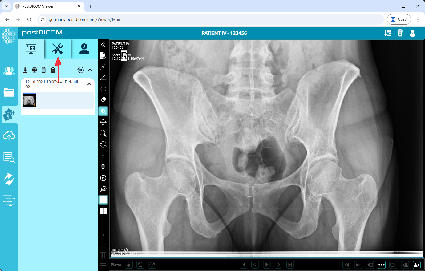 Het kalibratiehulpmiddel gebruiken