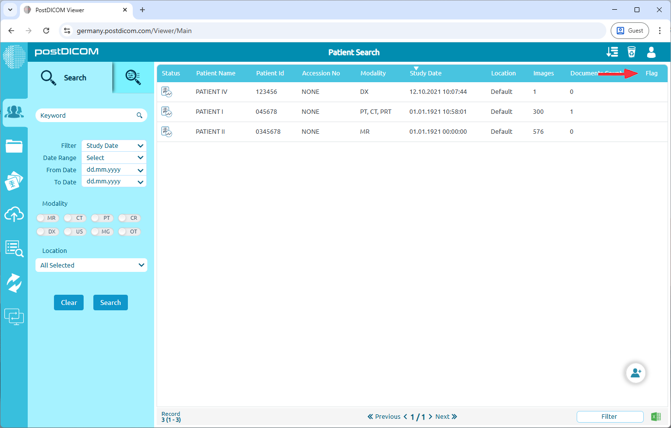 Vlaggen gebruiken om patiëntorders te organiseren en te filteren