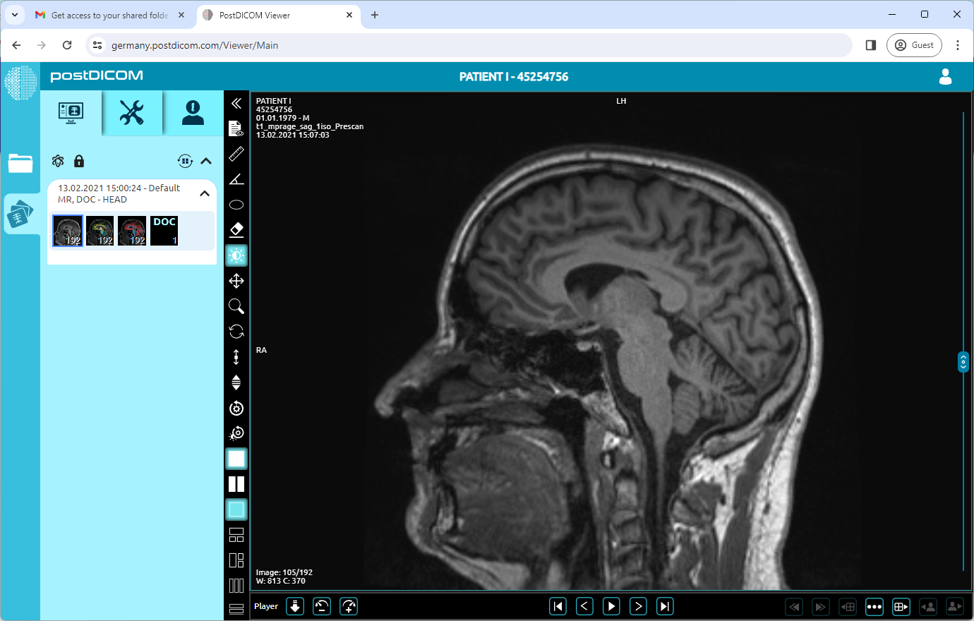Gedeelde beelden bekijken die naar uw e-mail zijn verzonden