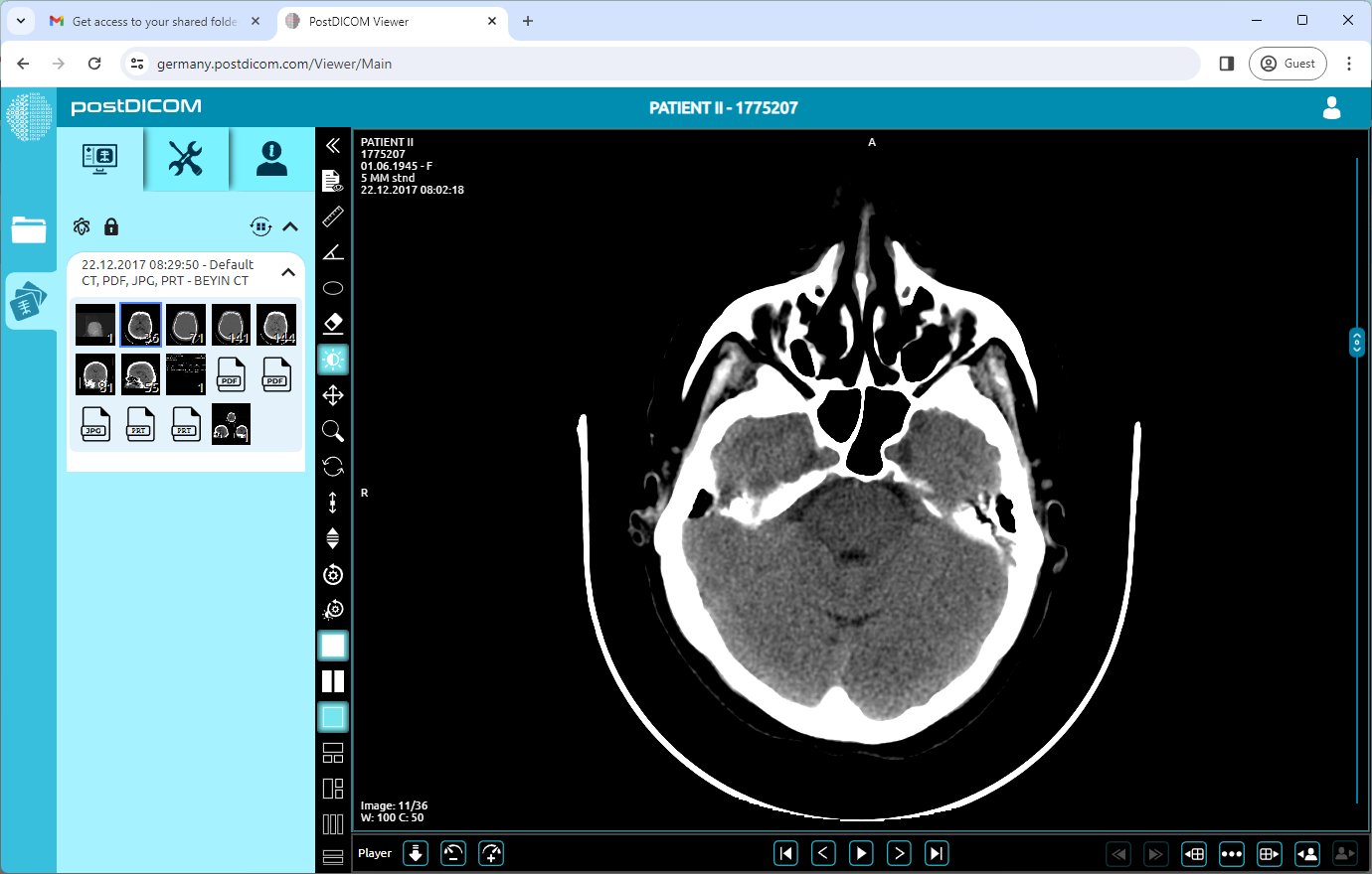 Gedeelde beelden bekijken die naar uw e-mail zijn verzonden