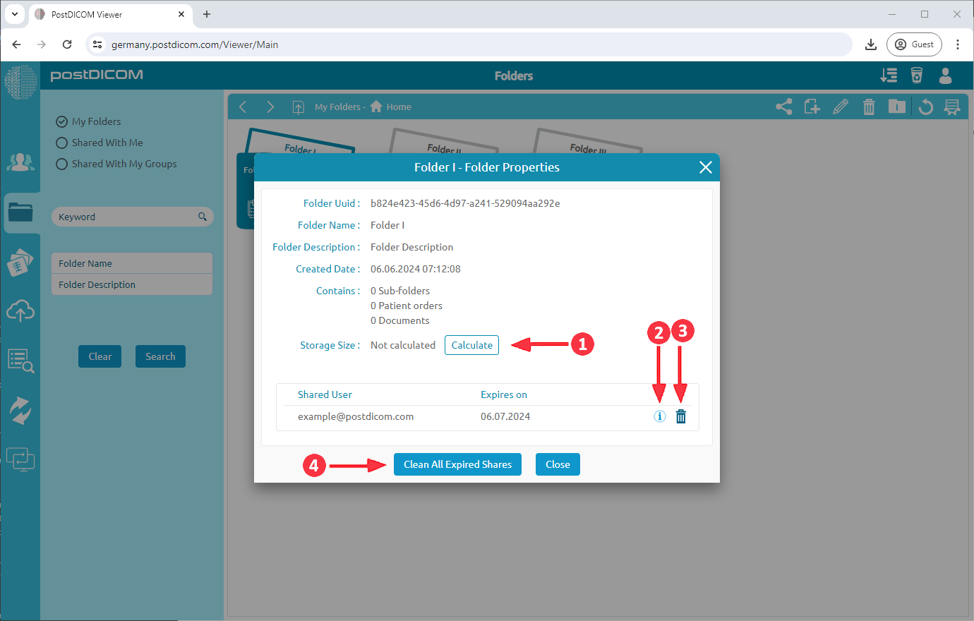 Mapeigenschappen Bekijken