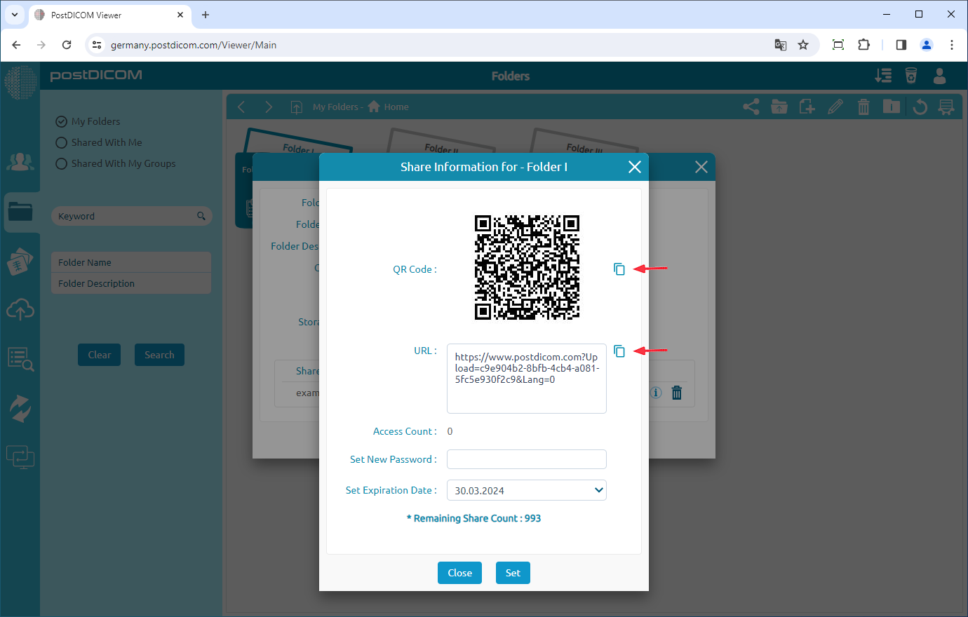 Mapeigenschappen Bekijken