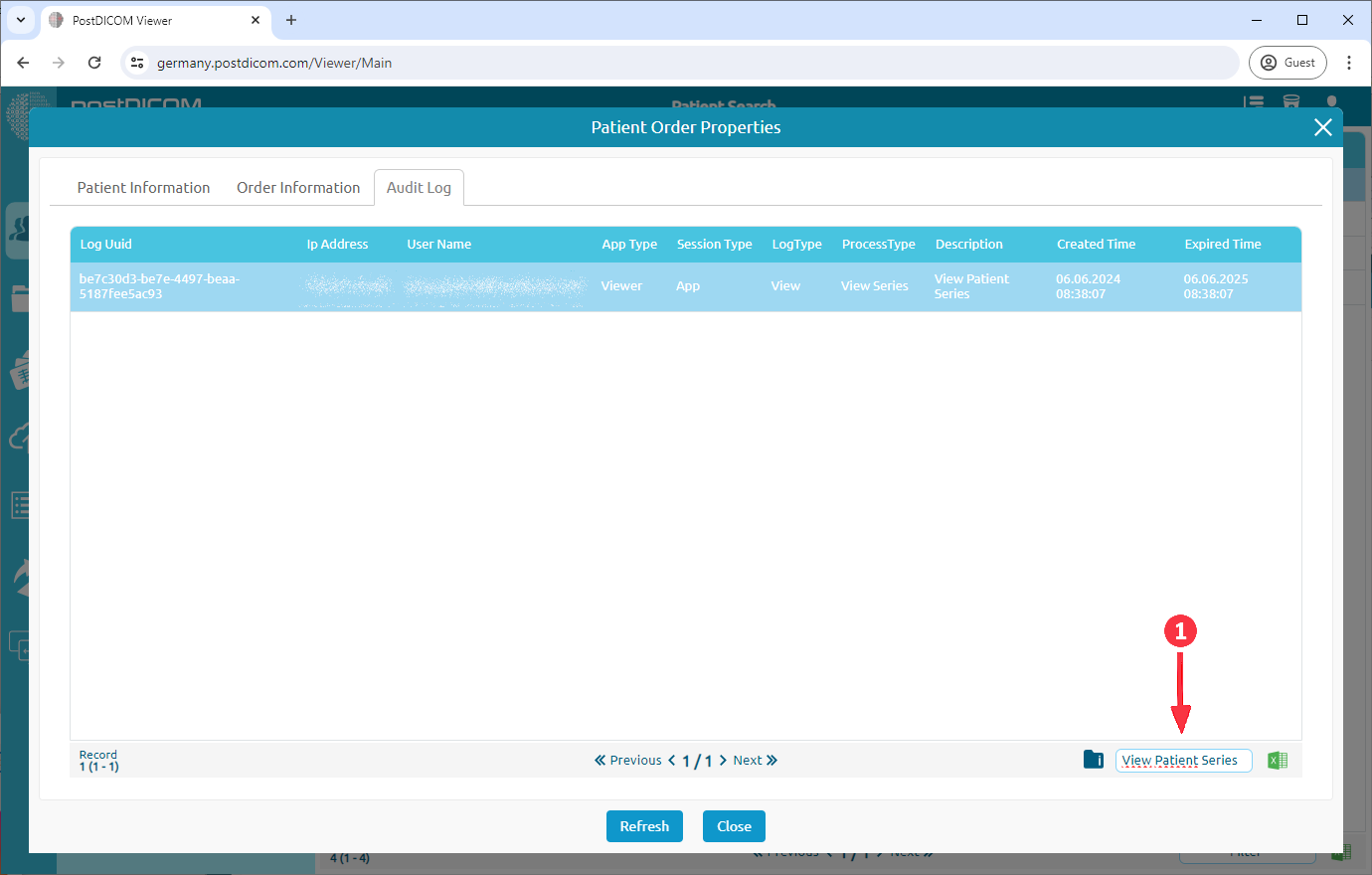 Order-eigenschappen bekijken