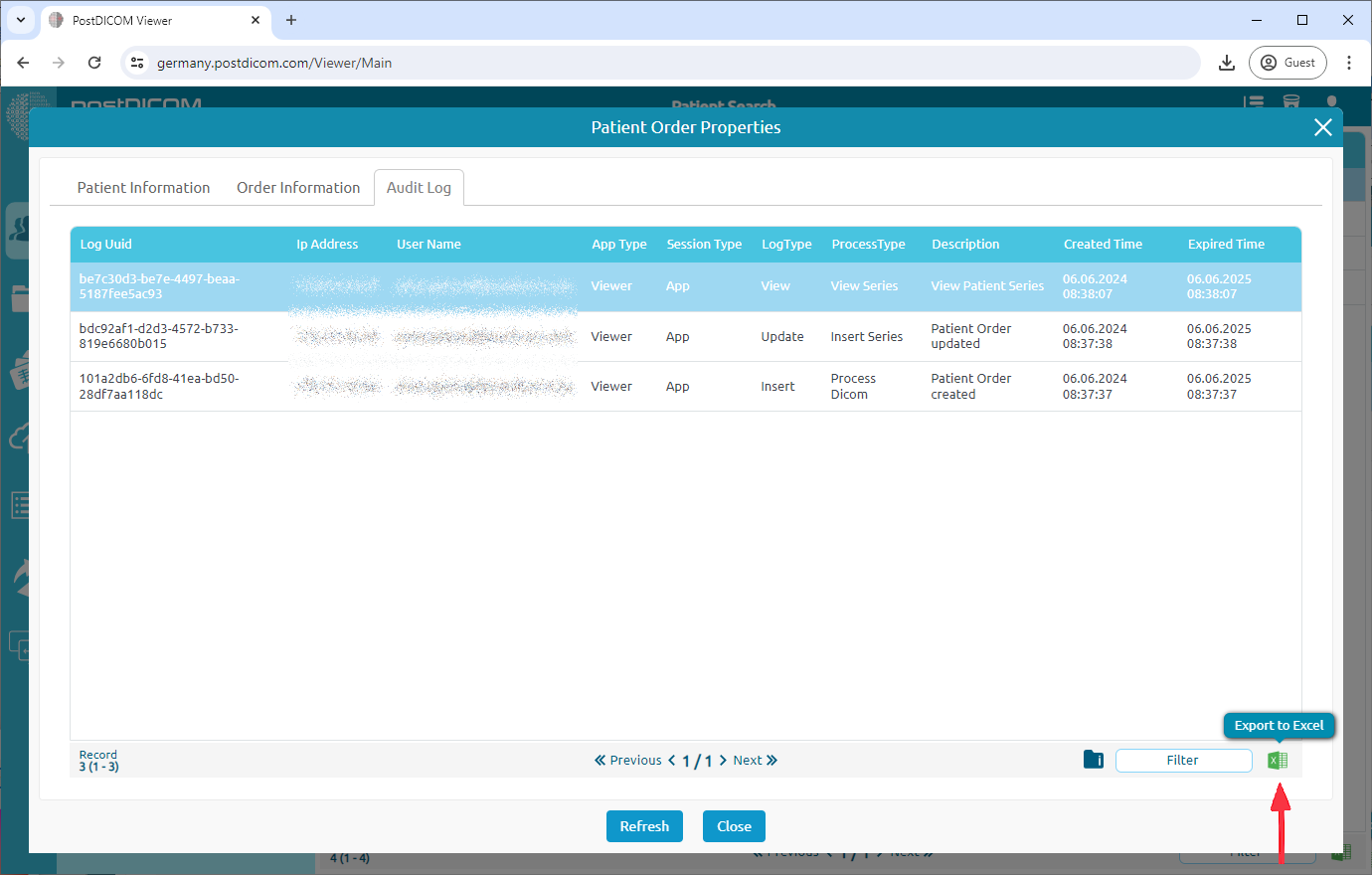Order-eigenschappen bekijken