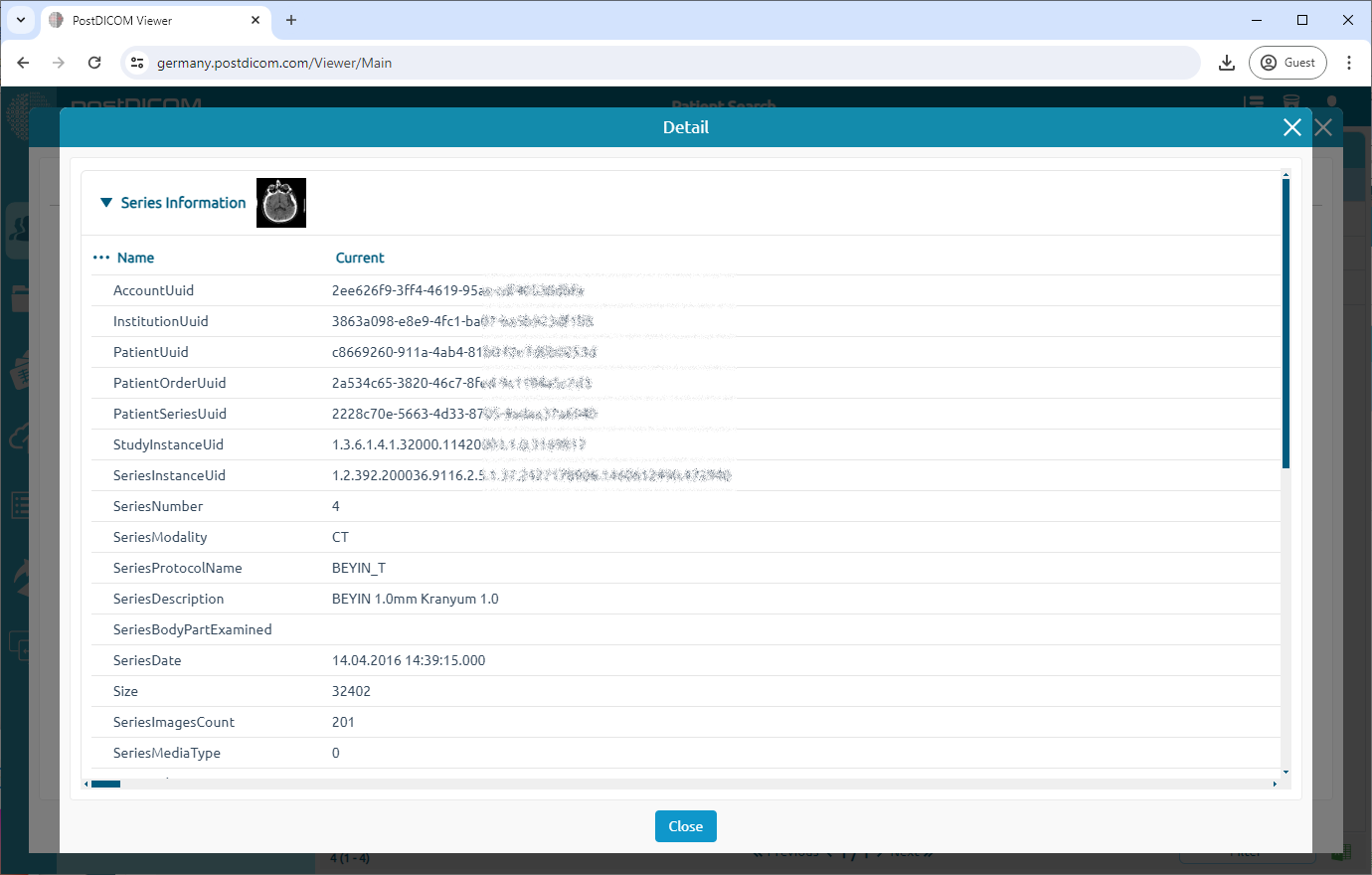 Order-eigenschappen bekijken