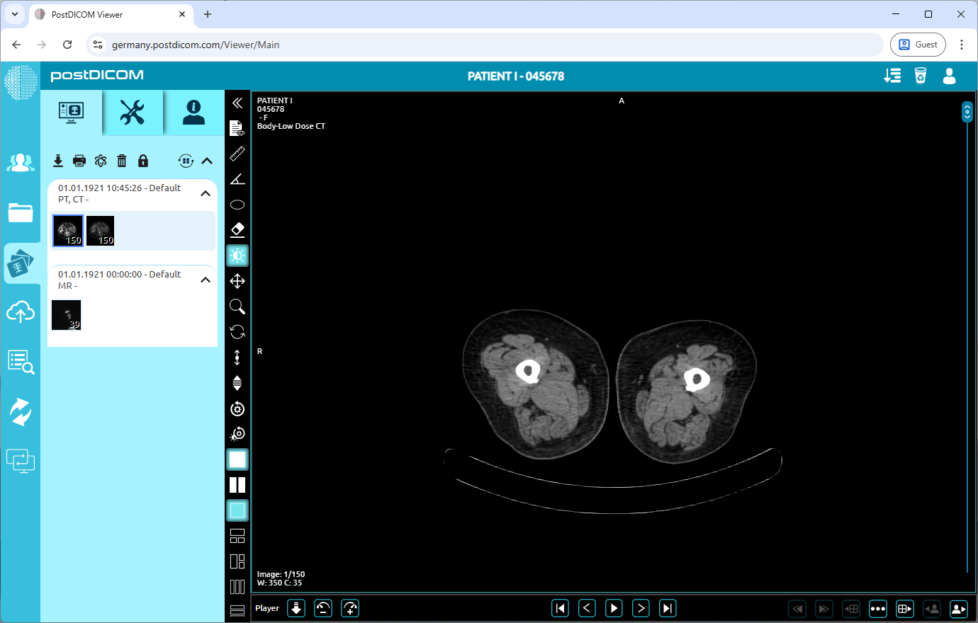 De huidige en eerdere aanvragen van een patiënt op één plek bekijken