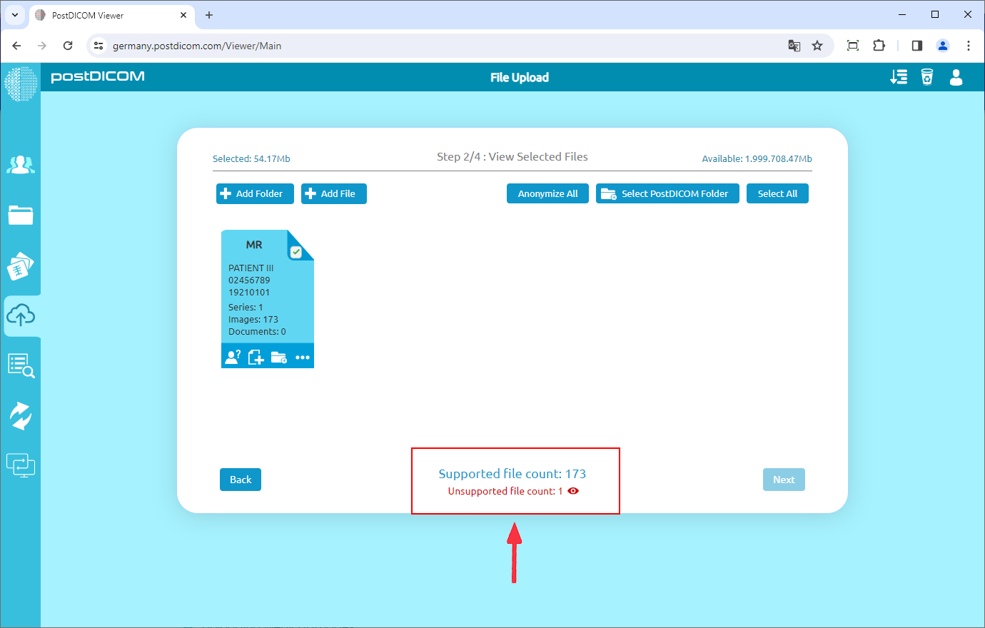 Niet-ondersteunde bestanden bekijken