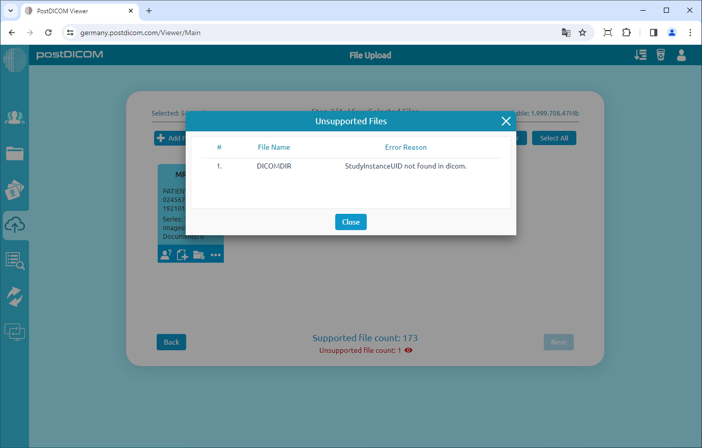 Niet-ondersteunde bestanden bekijken